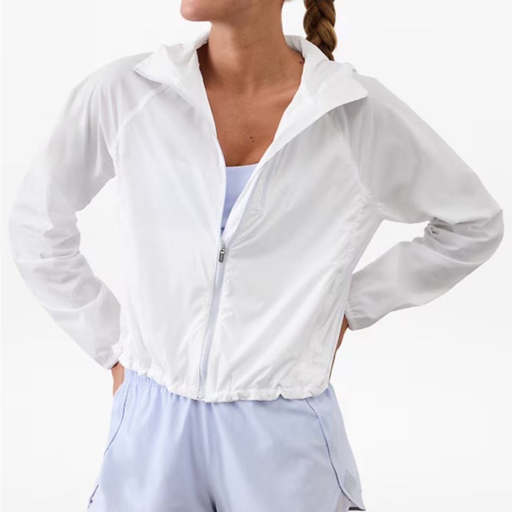 Athleta White Lightweight Jacket